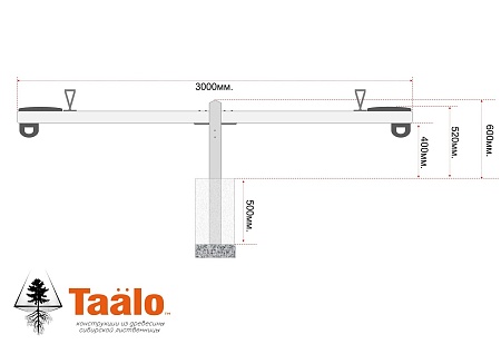 Серия O модель 5 - качели БАЛАНСИР Серия O модель 5 - качели БАЛАНСИР